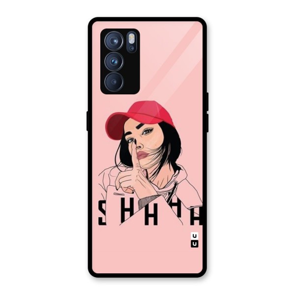 Shhhh Girl Glass Back Case for Oppo Reno6 Pro 5G