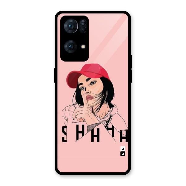 Shhhh Girl Glass Back Case for Oppo Reno7 Pro 5G