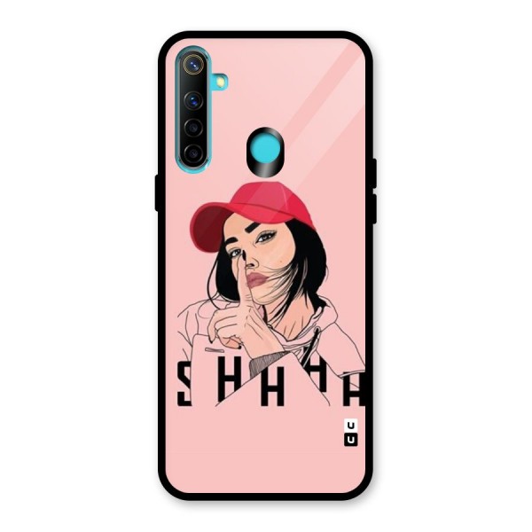 Shhhh Girl Glass Back Case for Realme 5