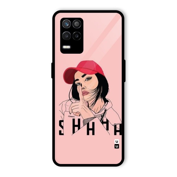 Shhhh Girl Glass Back Case for Realme 9 5G