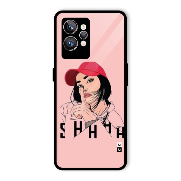 Shhhh Girl Glass Back Case for Realme GT2 Pro