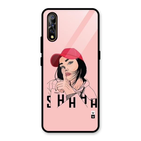 Shhhh Girl Glass Back Case for Vivo Z1x