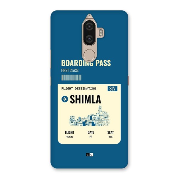 Shimla Boarding Pass Back Case for Lenovo K8 Note