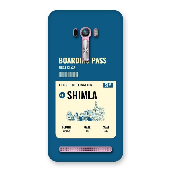 Shimla Boarding Pass Back Case for Zenfone Selfie