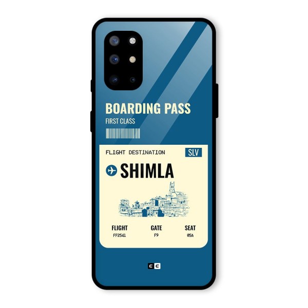 Shimla Boarding Pass Glass Back Case for OnePlus 8T