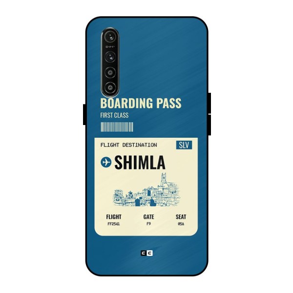 Shimla Boarding Pass Metal Back Case for Realme XT