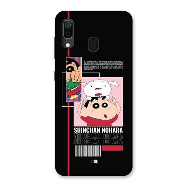 Shinchan Nohara Back Case for Galaxy A30