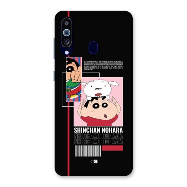 Shinchan Nohara Back Case for Galaxy A60