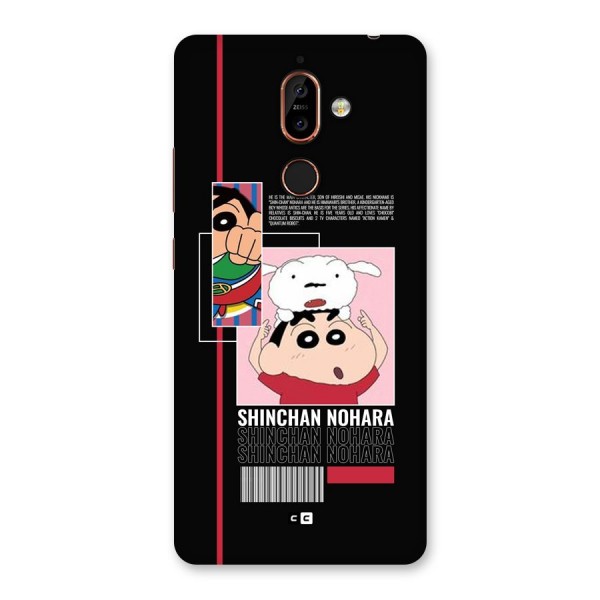 Shinchan Nohara Back Case for Nokia 7 Plus