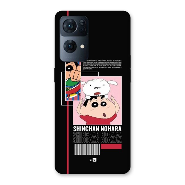 Shinchan Nohara Back Case for Oppo Reno7 Pro 5G