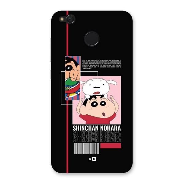 Shinchan Nohara Back Case for Redmi 4