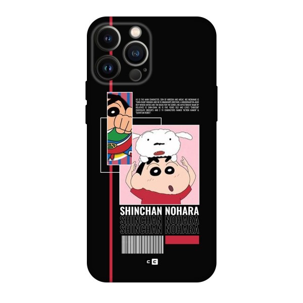 Shinchan Nohara Back Case for iPhone 13 Pro Max