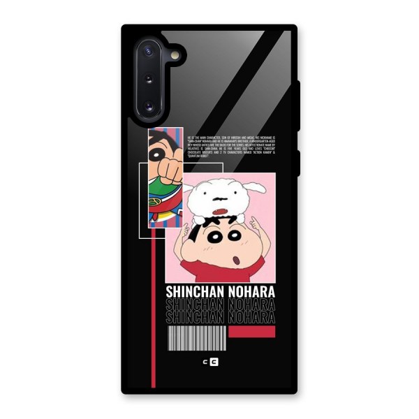 Shinchan Nohara Glass Back Case for Galaxy Note 10