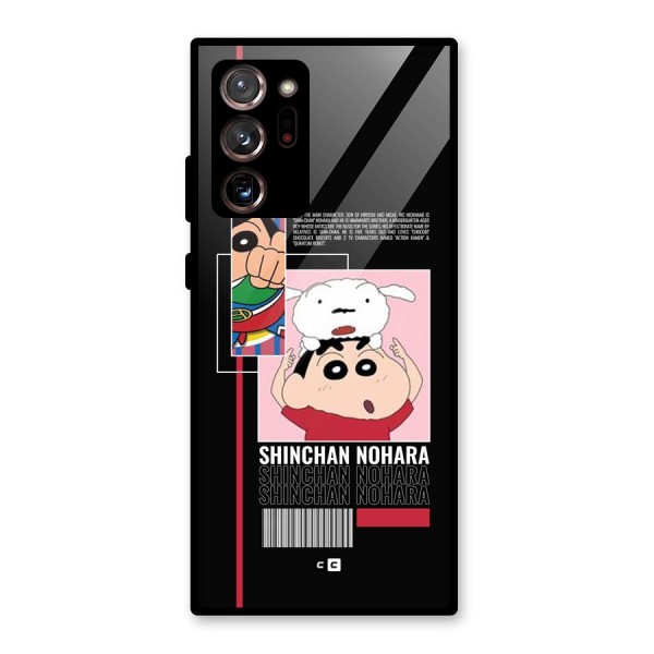 Shinchan Nohara Glass Back Case for Galaxy Note 20 Ultra