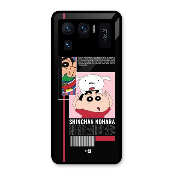 Shinchan Nohara Glass Back Case for Mi 11 Ultra