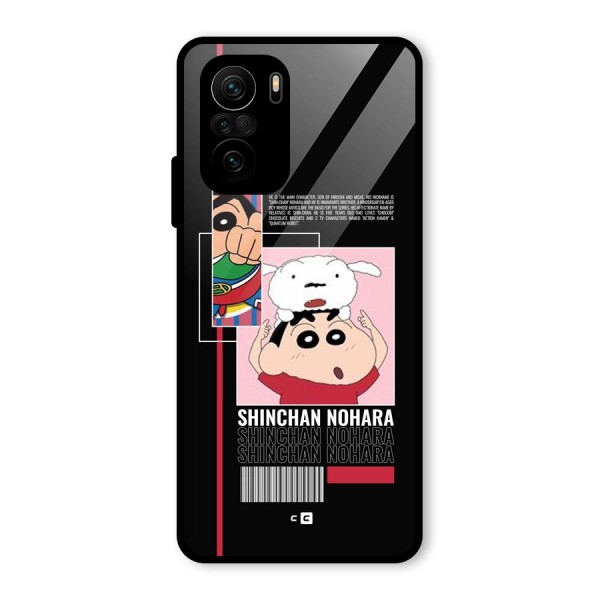 Shinchan Nohara Glass Back Case for Mi 11x