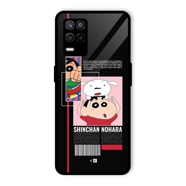 Shinchan Nohara Glass Back Case for Realme 9 5G