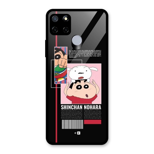 Shinchan Nohara Glass Back Case for Realme C12