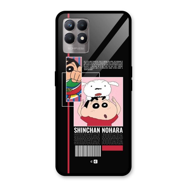 Shinchan Nohara Glass Back Case for Realme Narzo 50