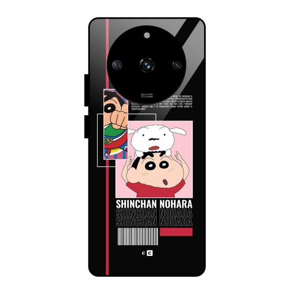 Shinchan Nohara Glass Back Case for Realme Narzo 60 5G