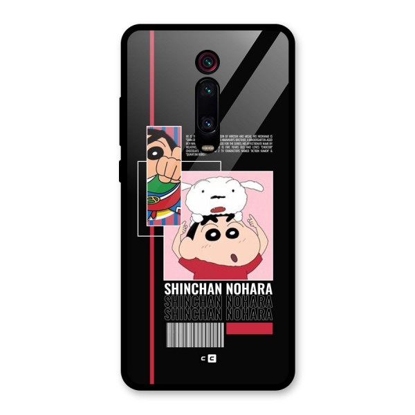 Shinchan Nohara Glass Back Case for Redmi K20