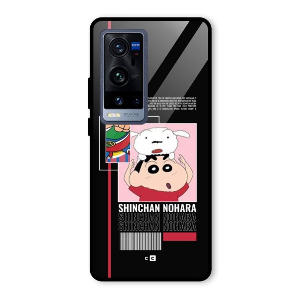 Shinchan Nohara Glass Back Case for Vivo X60 Pro Plus