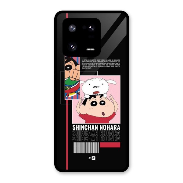 Shinchan Nohara Glass Back Case for Xiaomi 13 Pro