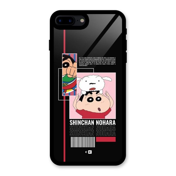 Shinchan Nohara Glass Back Case for iPhone 7 Plus