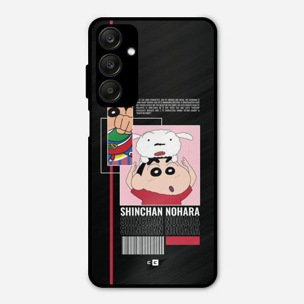 Shinchan Nohara Metal Back Case for Galaxy A25 5G