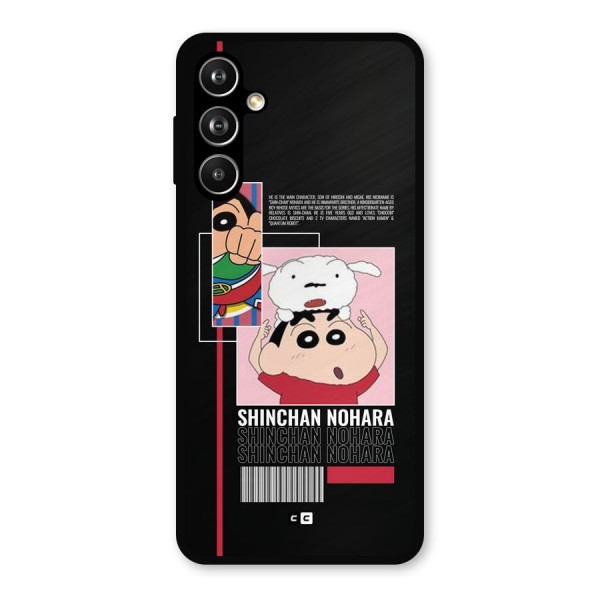 Shinchan Nohara Metal Back Case for Galaxy F54