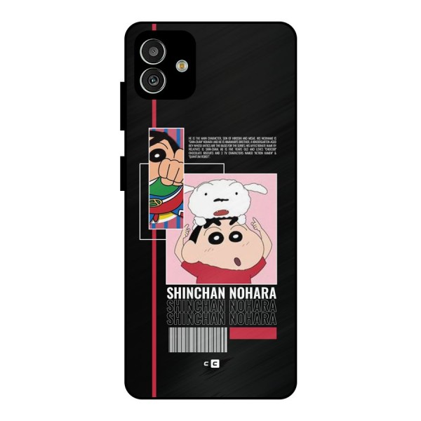 Shinchan Nohara Metal Back Case for Galaxy M13 5G