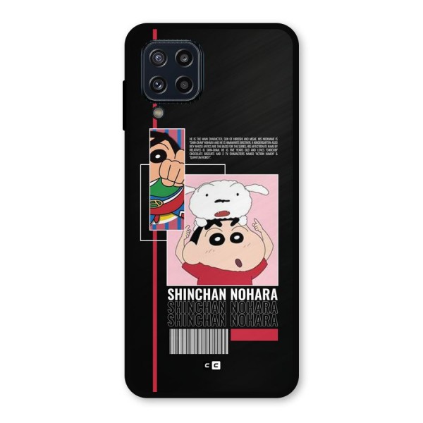 Shinchan Nohara Metal Back Case for Galaxy M32