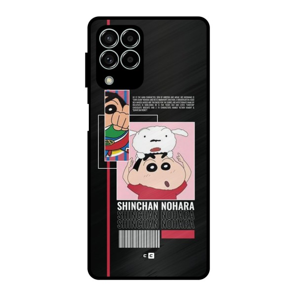 Shinchan Nohara Metal Back Case for Galaxy M33