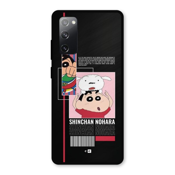 Shinchan Nohara Metal Back Case for Galaxy S20 FE