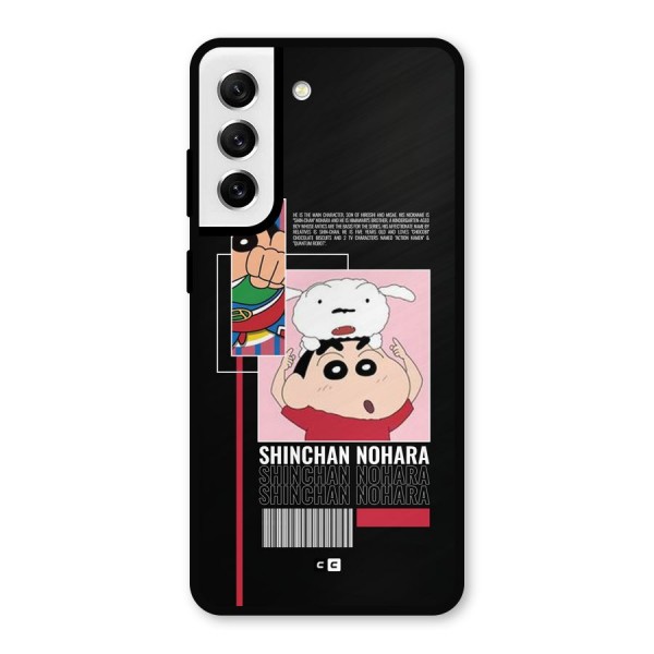 Shinchan Nohara Metal Back Case for Galaxy S21 FE 5G