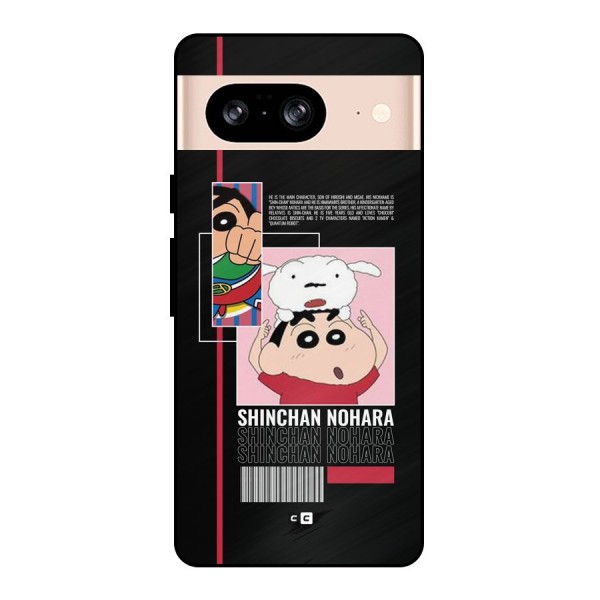 Shinchan Nohara Metal Back Case for Google Pixel 8