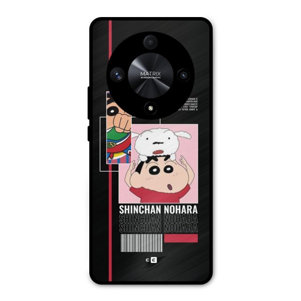 Shinchan Nohara Metal Back Case for Honor X9b