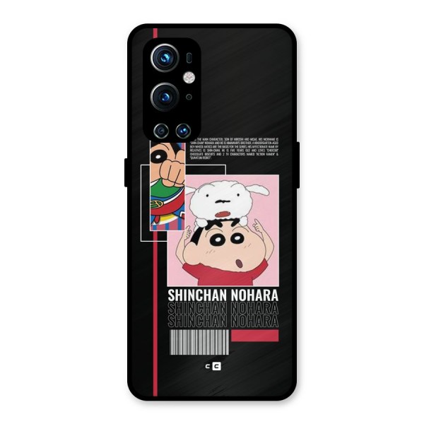 Shinchan Nohara Metal Back Case for OnePlus 9 Pro