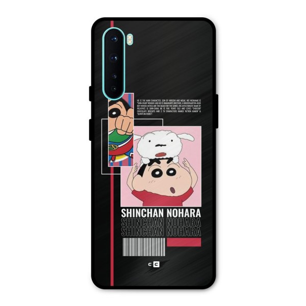 Shinchan Nohara Metal Back Case for OnePlus Nord