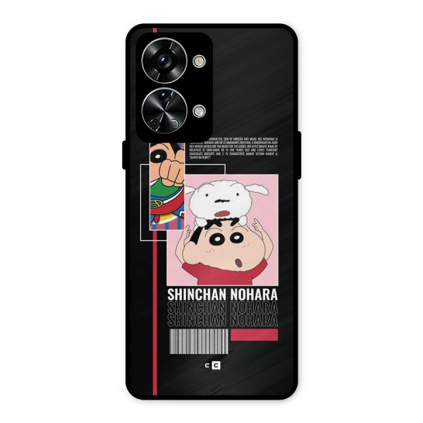 Shinchan Nohara Metal Back Case for OnePlus Nord 2T