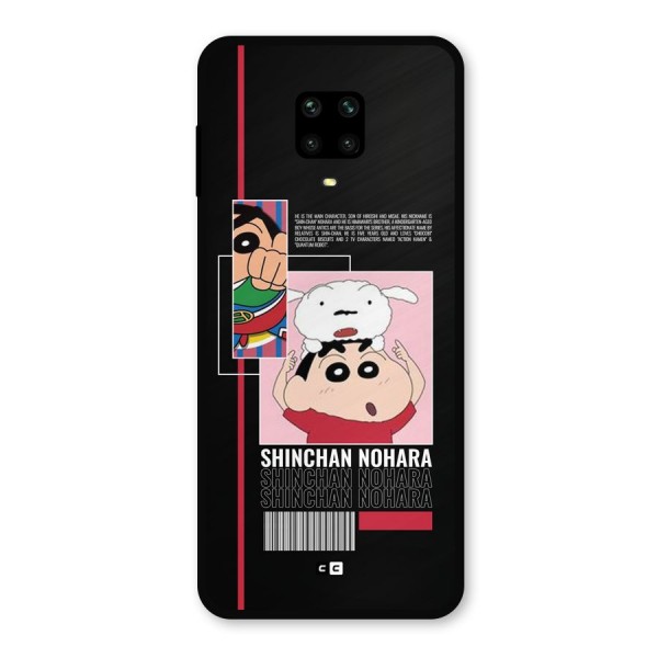 Shinchan Nohara Metal Back Case for Poco M2