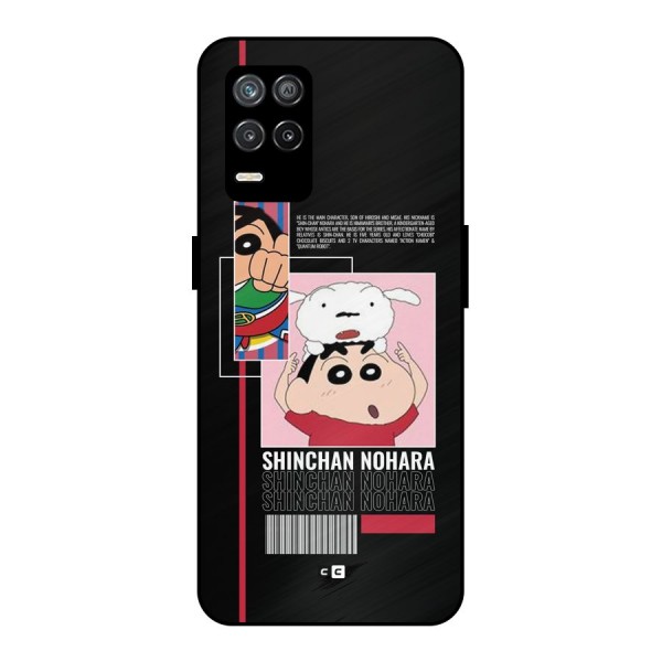 Shinchan Nohara Metal Back Case for Realme 8 5G