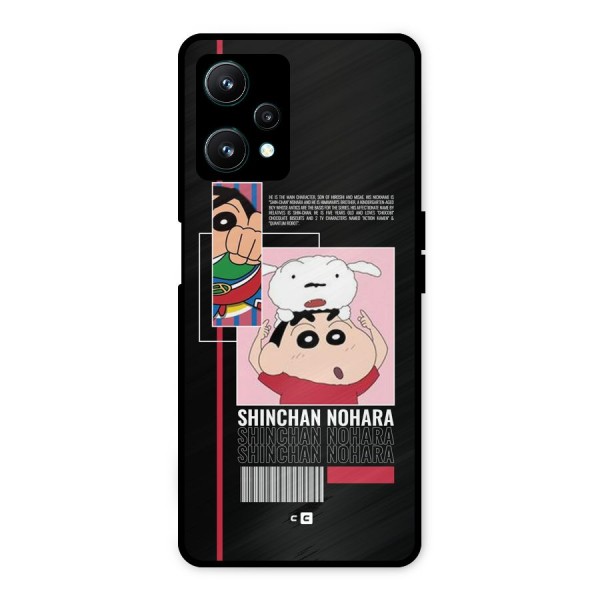 Shinchan Nohara Metal Back Case for Realme 9 Pro 5G