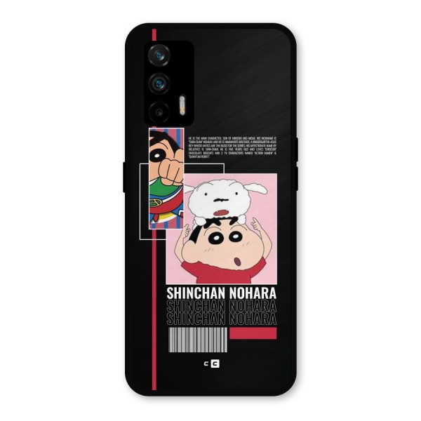 Shinchan Nohara Metal Back Case for Realme GT 5G