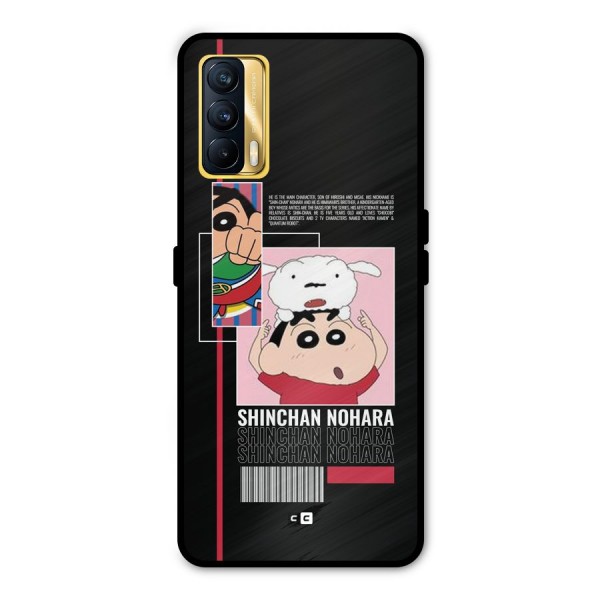 Shinchan Nohara Metal Back Case for Realme X7