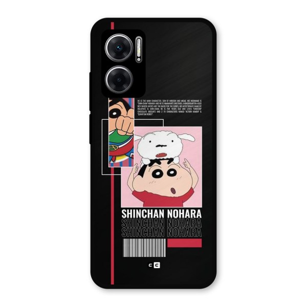 Shinchan Nohara Metal Back Case for Redmi 11 Prime 5G