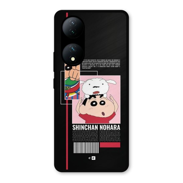 Shinchan Nohara Metal Back Case for Vivo Y100