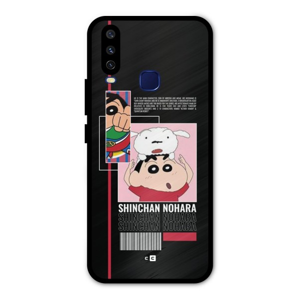 Shinchan Nohara Metal Back Case for Vivo Y15