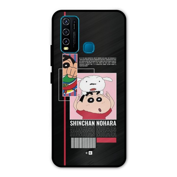 Shinchan Nohara Metal Back Case for Vivo Y50