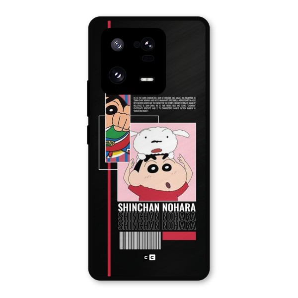 Shinchan Nohara Metal Back Case for Xiaomi 13 Pro